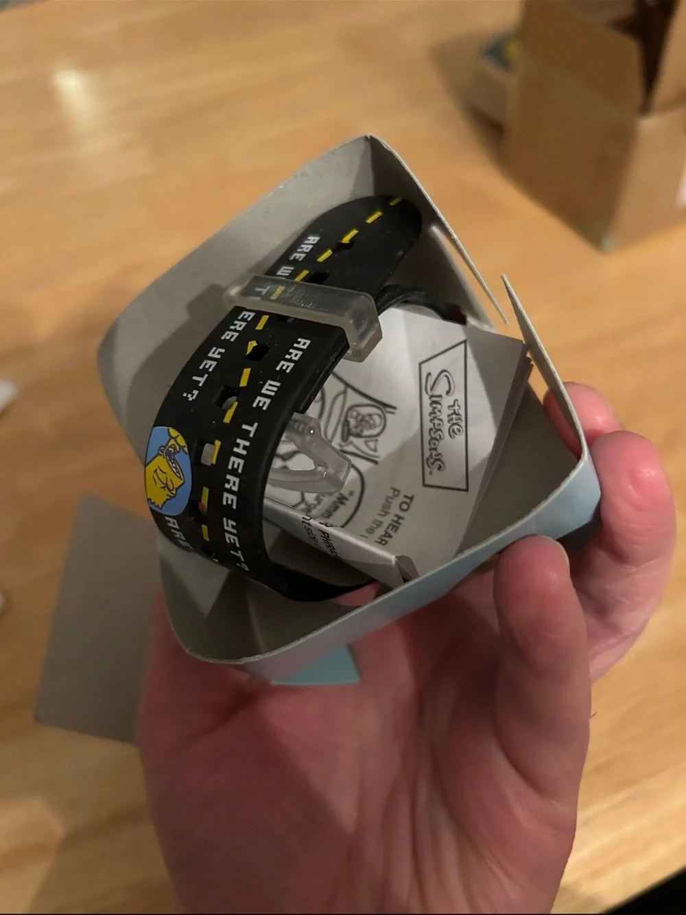 The Simpsons vintage watch Burger King 2002